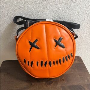 Orange Pumpkin Crossbody Bag